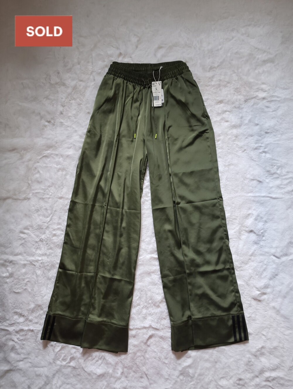 NWT Adidas x Ivy Park Wide Leg Pants | Wild Pine, L
